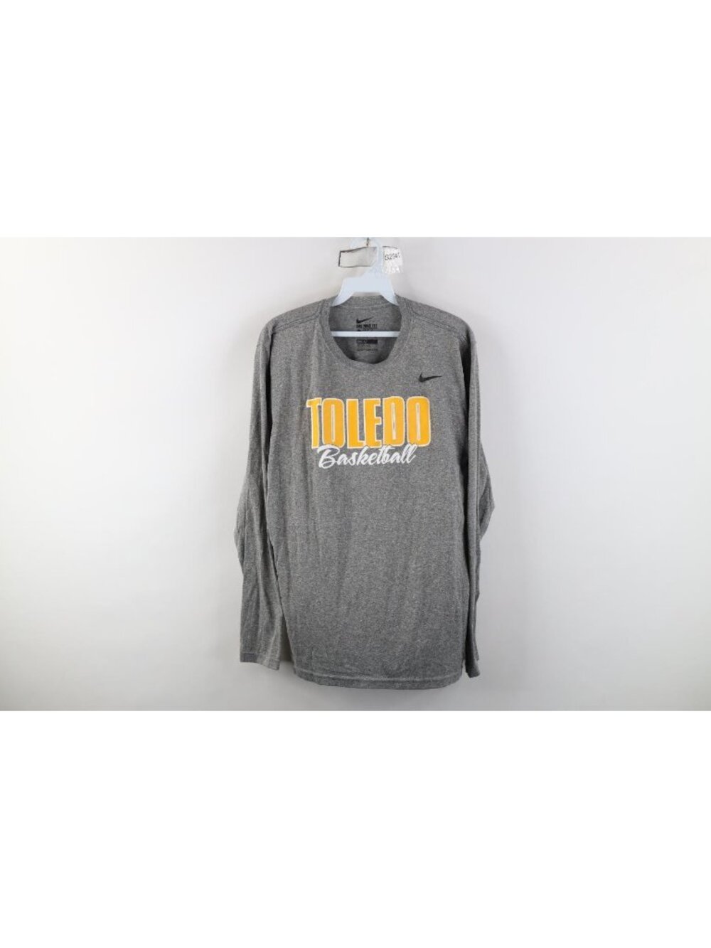 Nike Mens Large Team Issued University of Toledo Basketball Long Sleeve T-Shirt